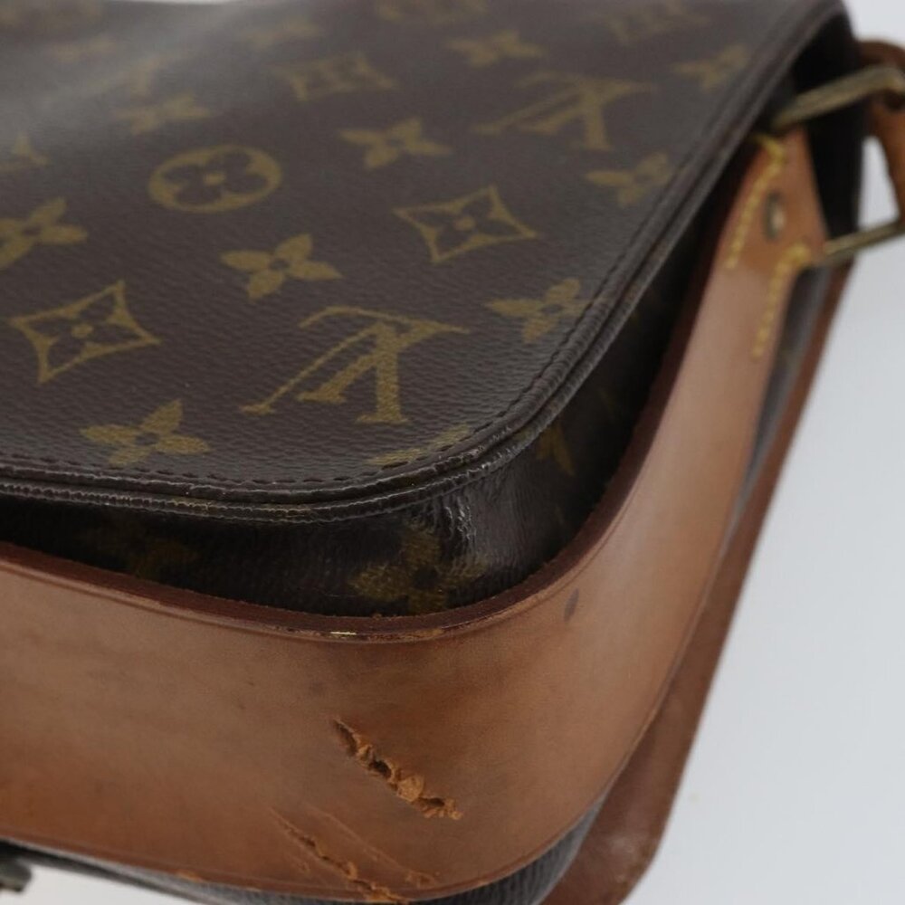 Authentic LOUIS VUITTON Monogram Cartouchiere MM Shoulder Bag M51253 LV - Picture 8 of 16